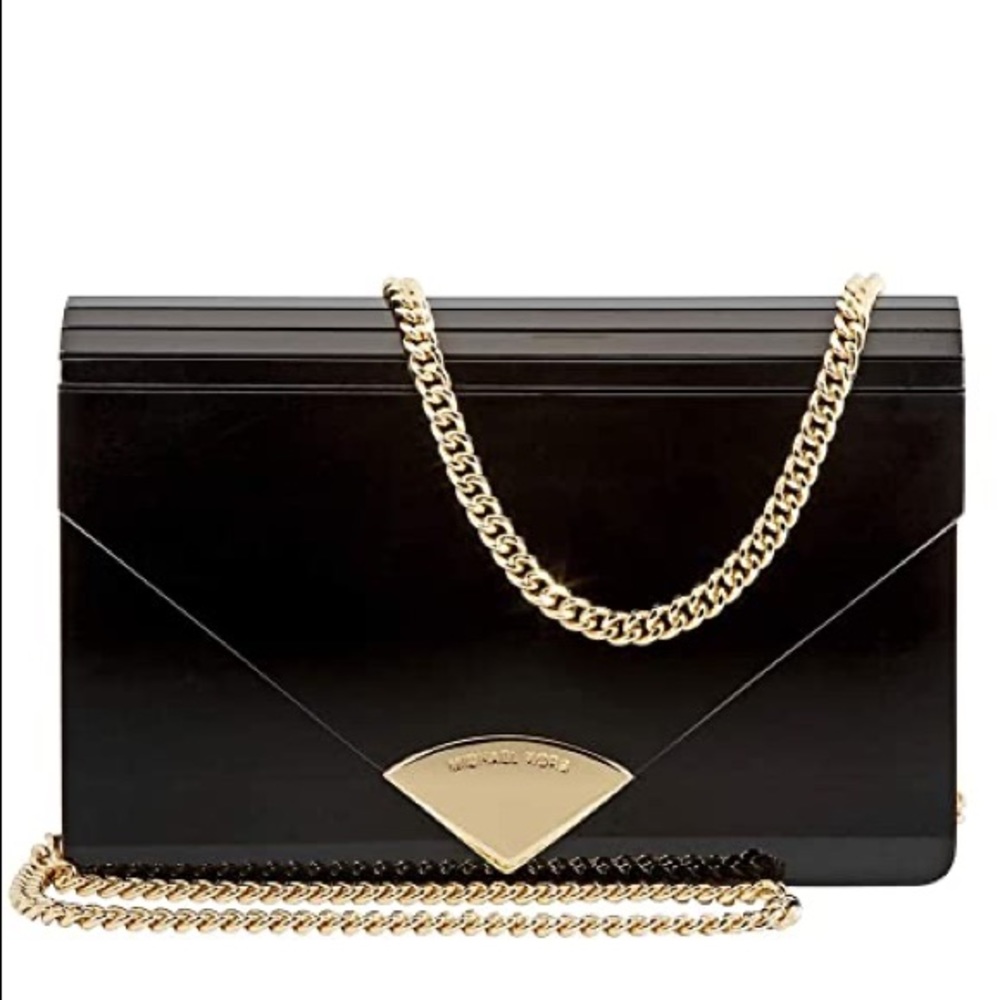 NWOT Michael Kors Hard Shell Envelope Clutch